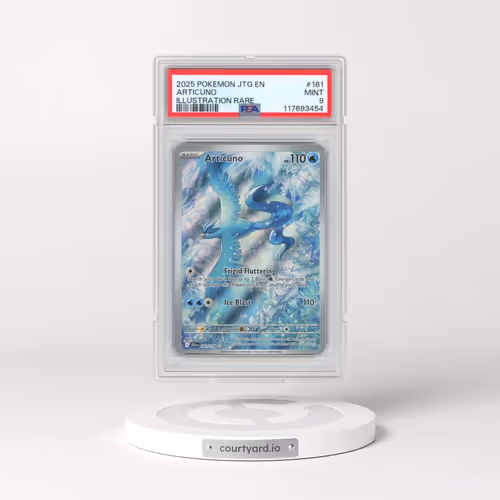 2025 Pokémon Jtg EN-Journey Together #161 Articuno - Illustration Rare (PSA 9 MINT)