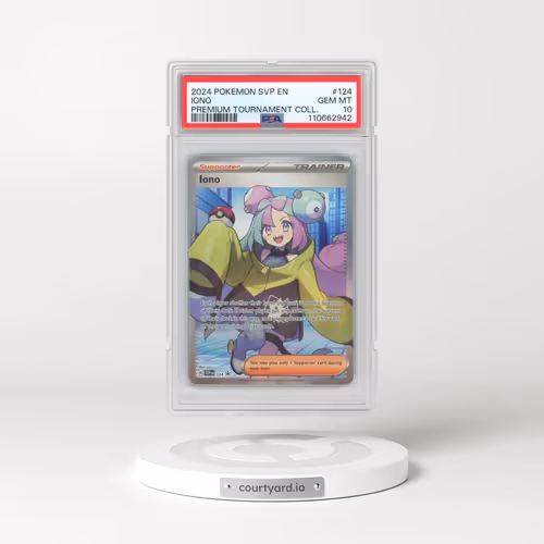 2024 Pokémon Svp EN-SV Black Star Promo #124 Iono - Iono Premium Tournament Collection (PSA 10 GEM M