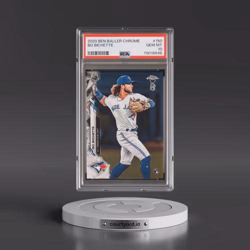 2020 Ben Baller Chrome #150 Bo Bichette (PSA 10 GEM MINT)