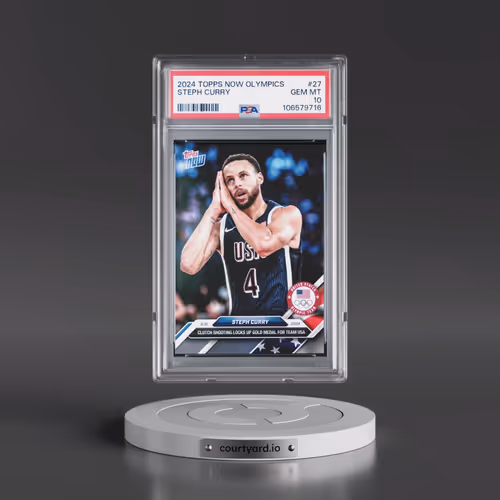 2024 Topps Now Olympic Games #27 Steph Curry (PSA 10 GEM MINT)