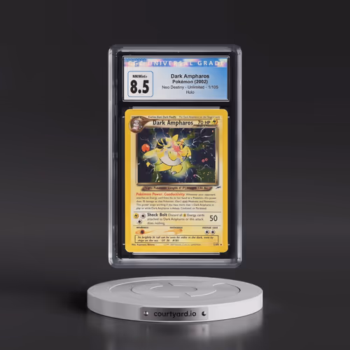 2002 Neo Destiny #1/105 Dark Ampharos - Holo (CGC 8.5 NM-MT+)
