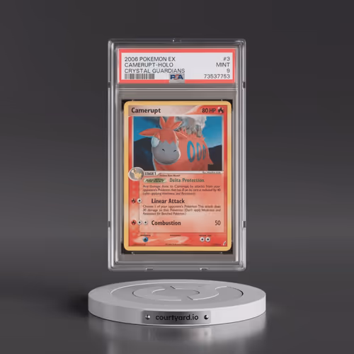 2006 Pokémon EX Crystal Guardians #3 Camerupt - Holo (PSA 9 MINT)