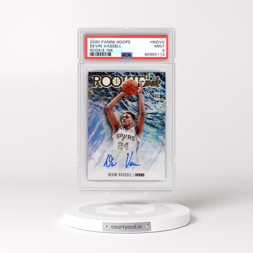 2020 Panini Hoops Rookie Ink #RIDVS Devin Vassell (PSA 9 MINT)