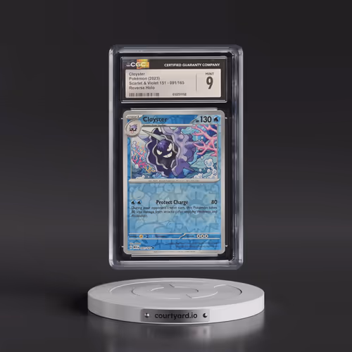 2023 Scarlet & Violet 151 - MEW EN #091/165 Cloyster - Reverse Holo (CGC 9 MINT)