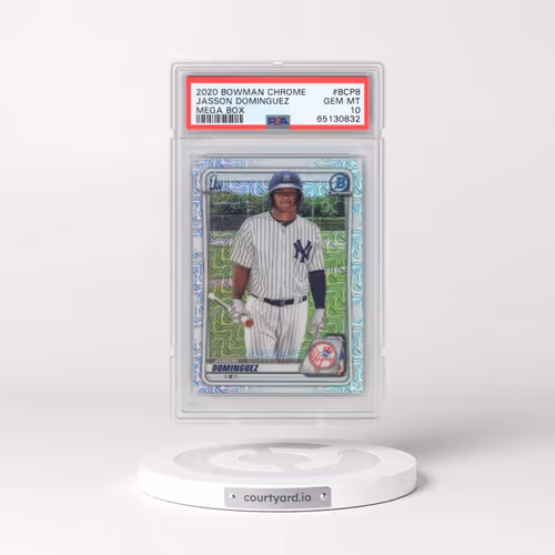 2020 Bowman Chrome Mega Box #BCP8 Jasson Dominguez (PSA 10 GEM MINT)