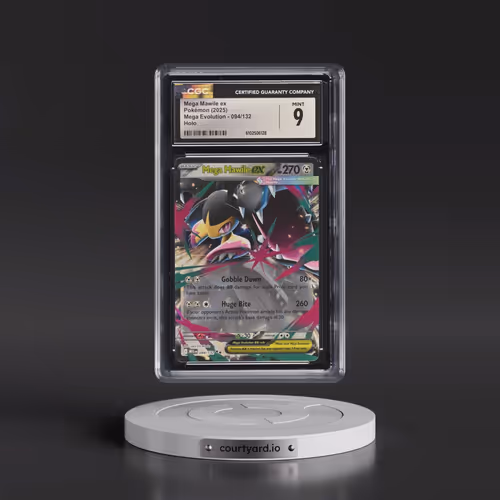 2025 Mega Evolution - MEG EN #094/132 Mega Mawile ex - Holo (CGC 9 MINT)