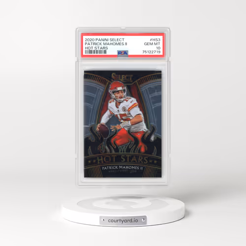2020 Panini Select Hot Stars #HS3 Patrick Mahomes II (PSA 10 GEM MINT)