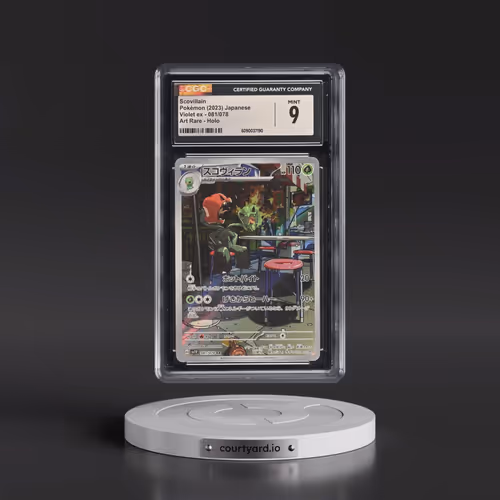 2023 Pokémon Sv1v-Violet EX #081 Scovillain - Art Rare (CGC 9 MINT)