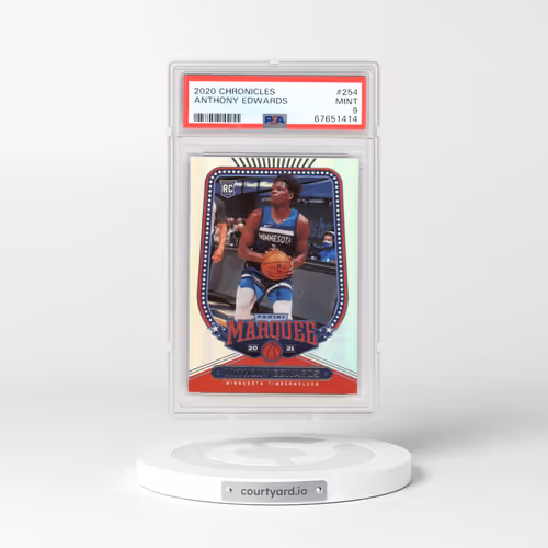 2020 Panini Chronicles #254 Anthony Edwards (PSA 9 MINT)