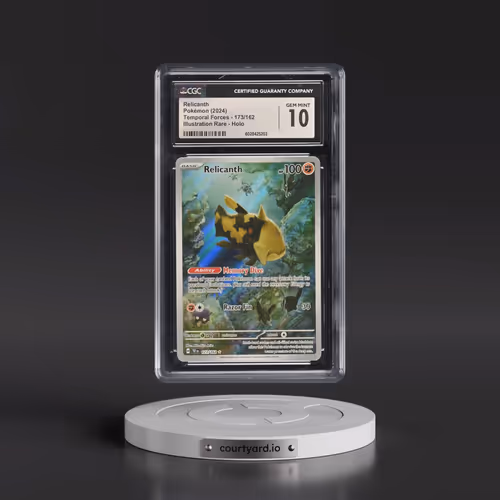 2023 Temporal Forces - TEF EN #173/162 Relicanth - Illustration Rare Holo (CGC 10 GEM MINT)