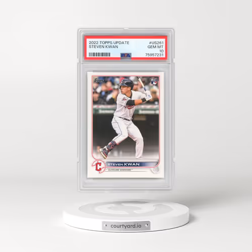 2022 Topps Update #US261 Steven Kwan (PSA 10 GEM MINT)