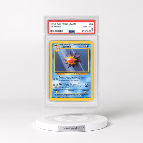 1999 Pokémon Game #64 Starmie (PSA 8 NM-MT)