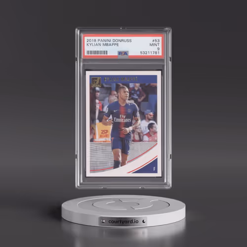 2018 Panini Donruss #53 Kylian Mbappe (PSA 9 MINT)