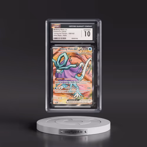 2024 Pokémon Tef EN-Temporal Forces #189 Walking Wake EX - Holo Ultra Rare (CGC 10 GEM MINT)