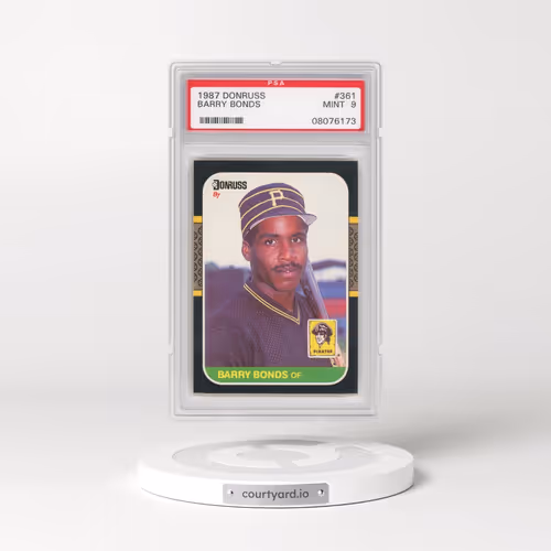 1987 Donruss #361 Barry Bonds (PSA 9 MINT)