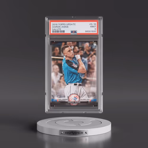 2018 Topps Update Salute #S-18 Aaron Judge (PSA 9 MINT)