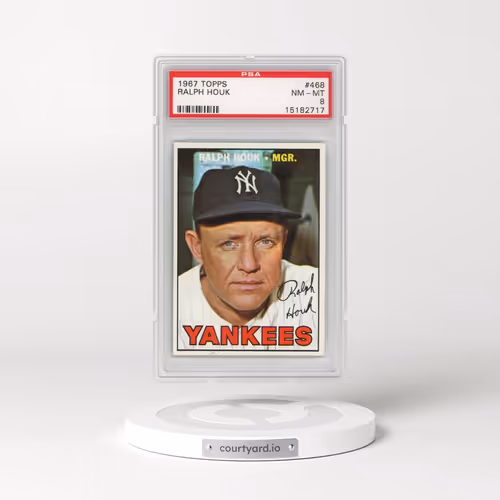 1967 Topps #468 Ralph Houk (PSA 8 NM-MT)