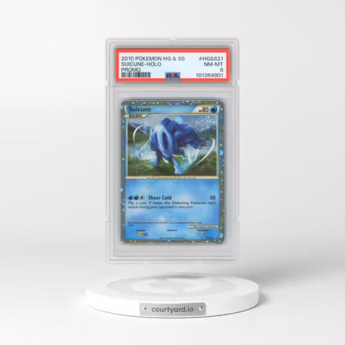 2010 Pokémon Heartgold & Soulsilver Promo #HGSS21 Suicune - Holo (PSA 8 NM-MT)
