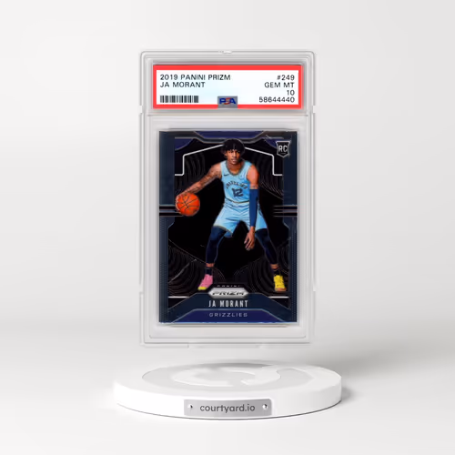 2019 Panini Prizm #249 Ja Morant (PSA 10 GEM MINT)