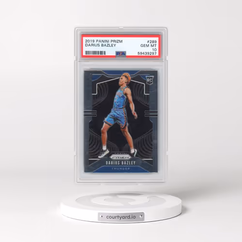 2019 Panini Prizm #289 Darius Bazley (PSA 10 GEM MINT)