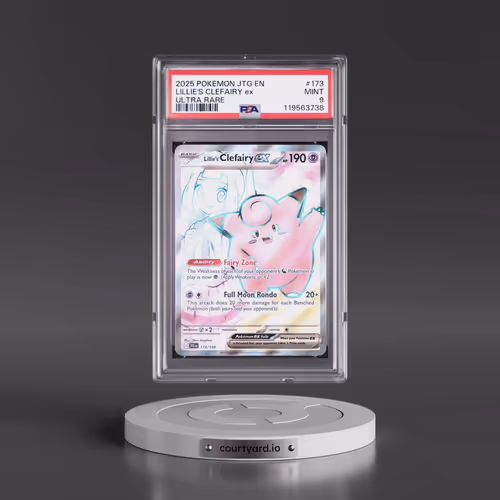 2025 Pokémon Jtg EN-Journey Together #173 Lillie's Clefairy EX - Holo Ultra Rare (PSA 9 MINT)