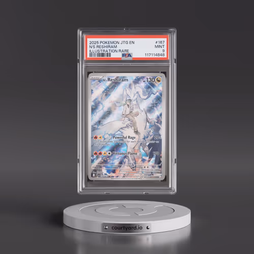 2025 Pokémon Jtg EN-Journey Together #167 N's Reshiram - Illustration Rare (PSA 9 MINT)