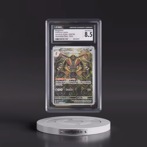 2023 Scarlet & Violet #220/198 Kingambit - Illustration Rare Holo (CGC 8.5 NM-MT+)