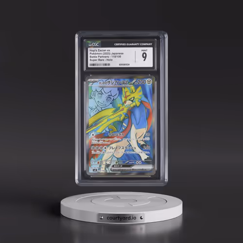 2025 Pokémon SV9-Battle Partners #118 Hop's Zacian EX - Holo Super Rare (CGC 9 MINT)