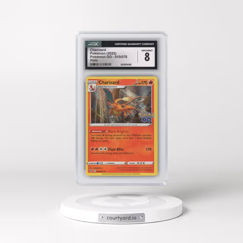 2022 Pokémon GO #010/078 Charizard - Holo (CGC 8 NM-MT)