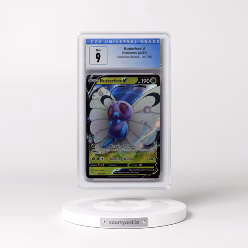 2020 Darkness Ablaze #001/189 Butterfree V - Holo (CGC 9 MINT)