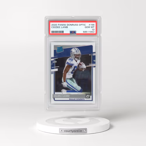 2020 Panini Donruss Optic #156 Ceedee Lamb (PSA 10 GEM MINT)