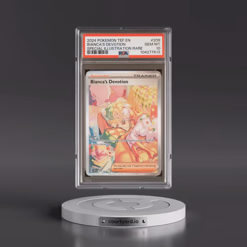 2024 Pokémon Tef EN-Temporal Forces #209 Bianca's Devotion - Special Illustration Rare (PSA 10 GEM M