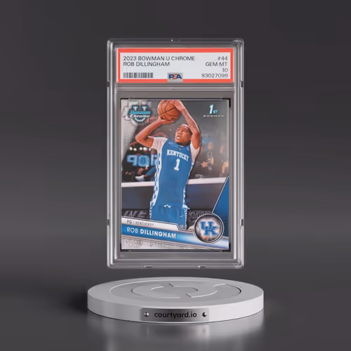 2023 Bowman University Chrome #44 Rob Dillingham (PSA 10 GEM MINT)