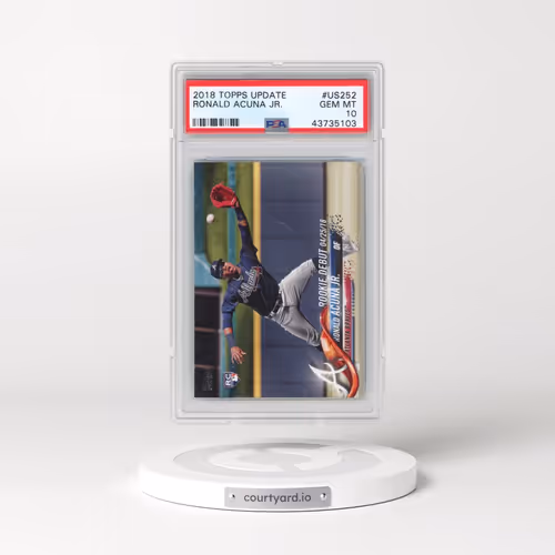 2018 Topps Update #US252 Ronald Acuna Jr. (PSA 10 GEM MINT)