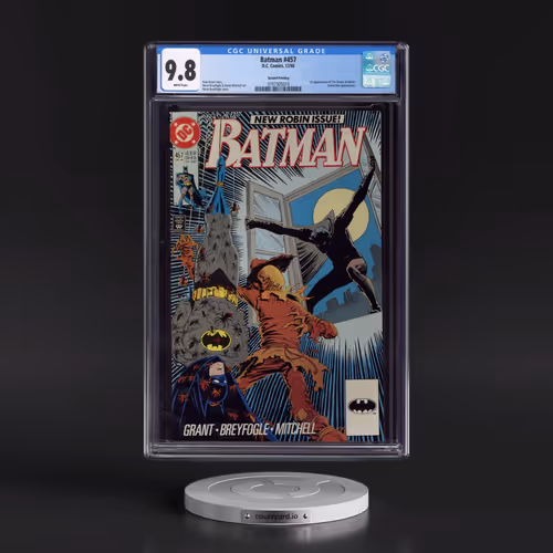Batman #457 CGC 9.8 White Pages (DC Comics, 12/90) - Universal Second Printing