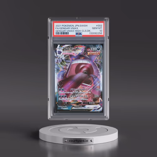 2021 Pokémon Sword & Shield Gengar Vmax High-Class Deck #002 Gengar Vmax - Full Art (PSA 10 GEM MINT