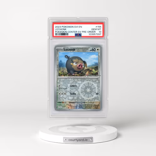 2023 Pokémon Svi EN-Scarlet & Violet #155 Lechonk - Pokemon Center Scarlet & Violet Pre-Order Promo
