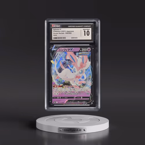 2021 Eevee Heroes #040/069 Sylveon V - Holo (CGC 10 GEM MINT)