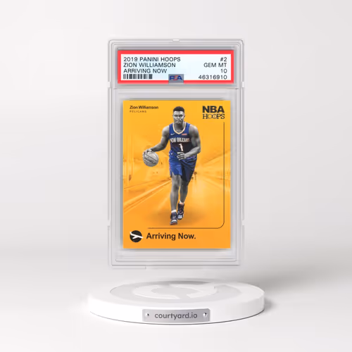 2019 Panini Hoops Arriving Now #2 Zion Williamson (PSA 10 GEM MINT)