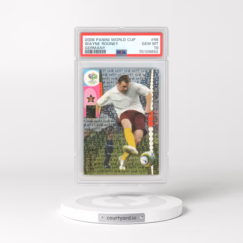 2006 Panini World Cup Germany #98 Wayne Rooney (PSA 10 GEM MINT)