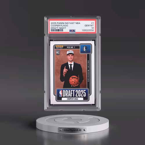 2025 Panini Instant NBA Draft Night #1 Cooper Flagg (PSA 10 GEM MINT)