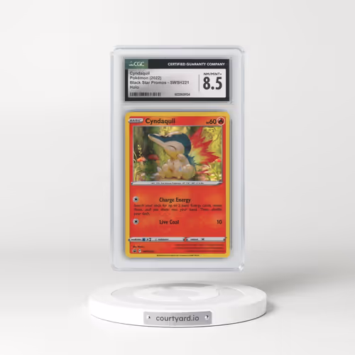 2017 Black Star Promos - Sword & Shield #SWSH221 Cyndaquil - Holo (CGC 8.5 NM-MT+)