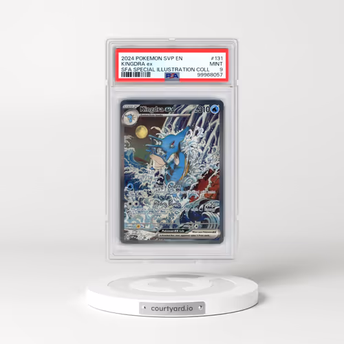 2024 Pokémon Svp EN-SV Black Star Promo #131 Kingdra EX - Holo Shrouded Fable Special Illustration Collection (PSA 9 MINT)