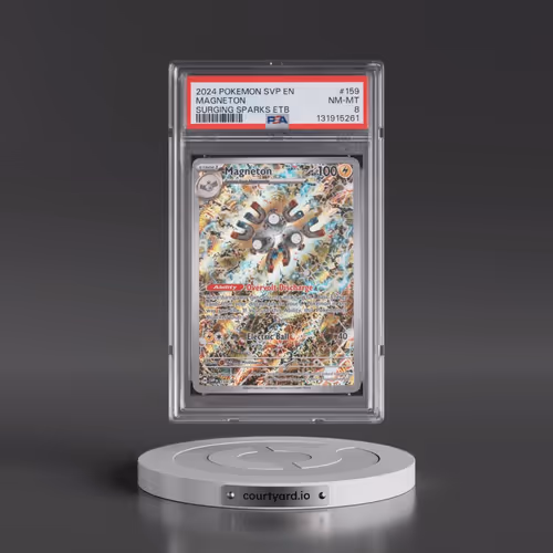 2024 Pokémon Svp EN-SV Black Star Promo #159 Magneton - Surging Sparks Elite Trainer Box (PSA 8 NM-M