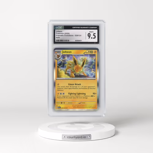 2025 Prismatic Evolutions - PRE EN #029/131 Jolteon - Holo (CGC 9.5 MINT+)