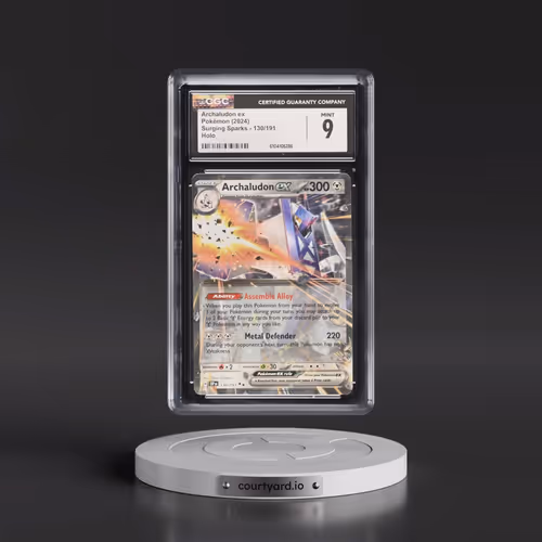 2024 Surging Sparks - SSP EN #130/191 Archaludon ex - Holo (CGC 9 MINT)