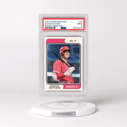 2023 Topps Heritage #20 Shohei Ohtani - Image Variation (PSA 9 MINT)