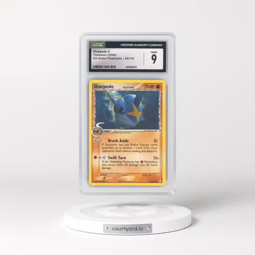 2006 EX Holon Phantoms #53/110 Sharpedo δ (CGC 9 MINT)