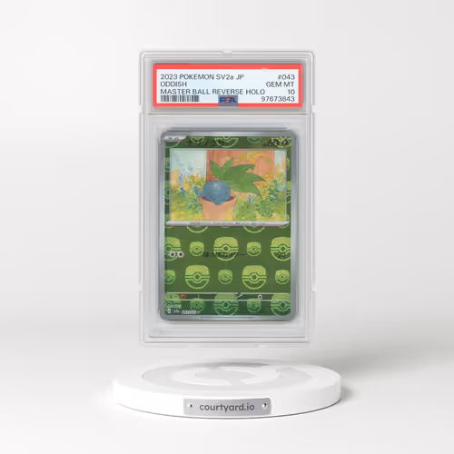 2023 Pokémon Sv2a-Pokemon 151 #043 Oddish - Reverse Holo Master Ball (PSA 10 GEM MINT)