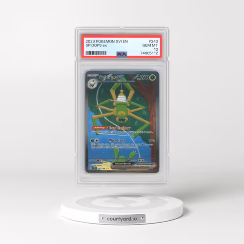 2023 Pokémon Svi EN-Scarlet & Violet #243 Spidops EX - Holo Special Illustration Rare (PSA 10 GEM MINT)